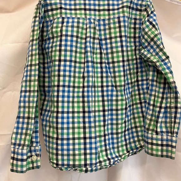 Boys Rock Plaid Button Down Shirt - Red, Green, Blue - Picture 11 of 16